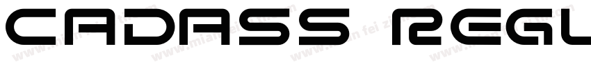 Cadass Regular字体转换